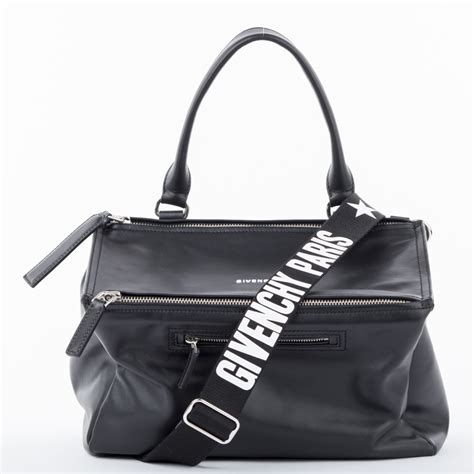 givenchy bag black price|Givenchy black logo handbag.